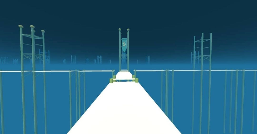 Screenshot from Level 2 of the game environments developed during this residency